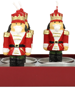 3421 TEALIGHTS NUTCRACKER S/6